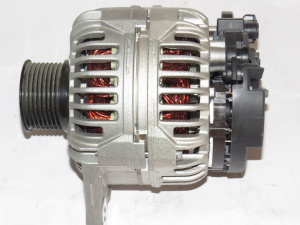Генератор 28V/70А (120град.81мм) BOSCH 0124555005 ISBe (ОРИГИНАЛ) (О+) (OEM) (O-)